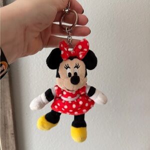 Disney Parks Minnie Mouse Plush Bag Charm
